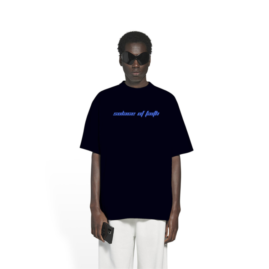 NO FAKE FRNDS ANYMORE T SHIRT IN NAVY UNISEX Solaceoffaith no-fake-frnds-anymore-t-shirt-in-navy-unisex-solaceoffaith
